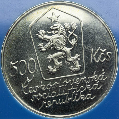 500 Kčs 1987 - revers