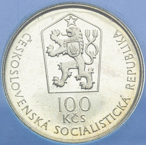 100 Kčs 1987 - revers