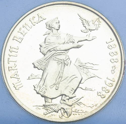 100 Kčs 1988 - avers