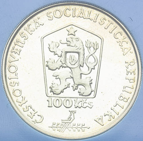 100 Kčs 1988 - revers