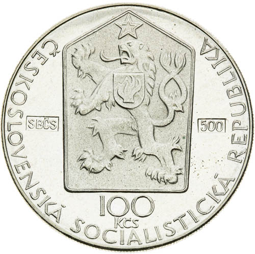 100 Kčs 1990 - revers
