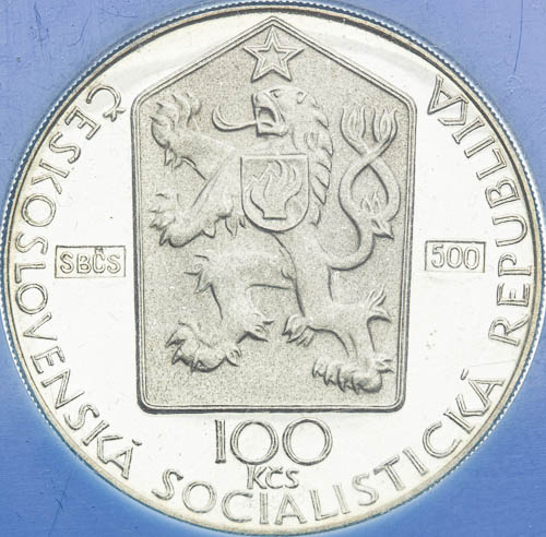 100 Kčs 1990 - revers