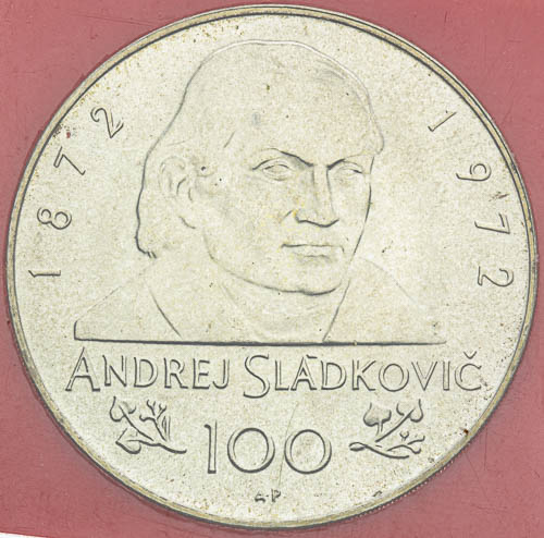 Stříbrná medaile 1972 - avers