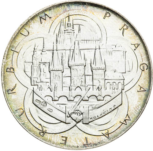 Stříbrná medaile 1980 - avers