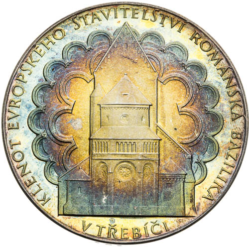 Stříbrná medaile 1987 - avers