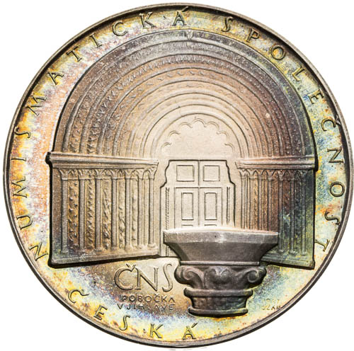 Stříbrná medaile 1987 - revers