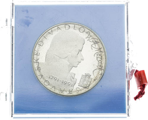 100 Kčs 1991 - averz