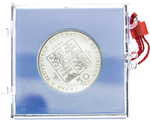 50 Kčs 1991 - reverz