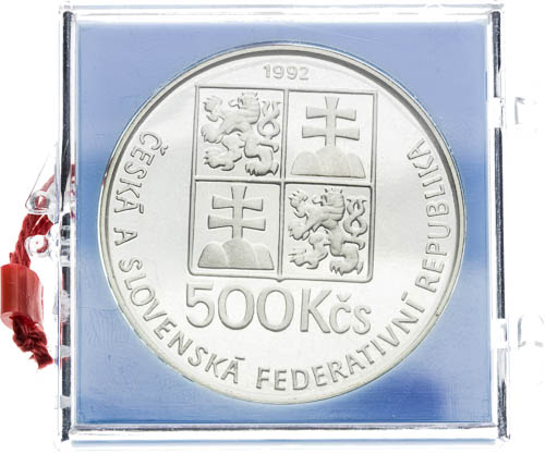 500 Kčs 1992 - reverz