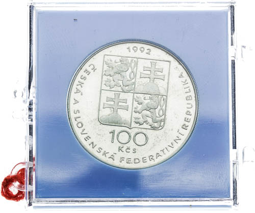 100 Kčs 1992 - reverz