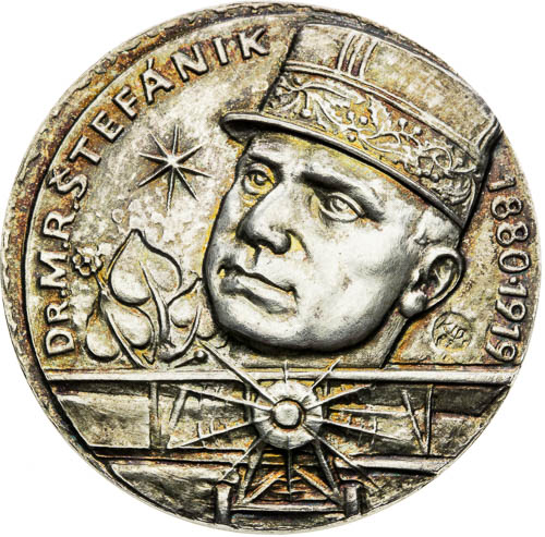 Stříbrná medaile 1989 - avers