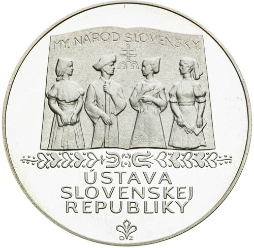Stříbrná medaile 1992 - avers