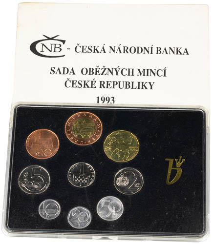 Sada oběžných mincí 1993 - avers