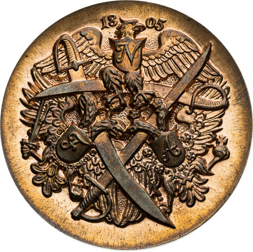 Medaile 1805 - revers