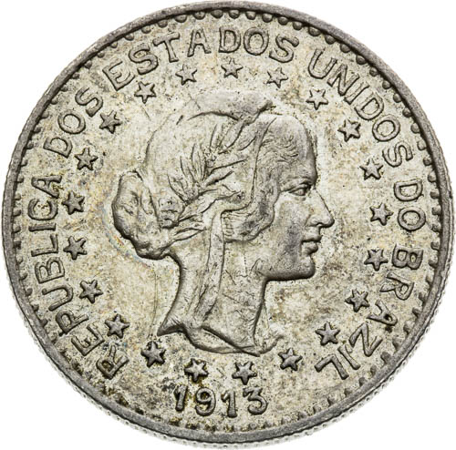 1000 Reis 1913 - avers