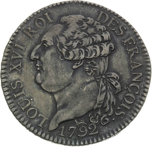 1/2 Ecu 1792 - avers