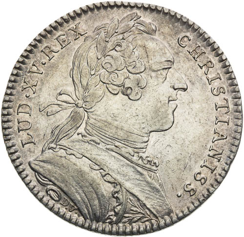 Stříbrný žeton 1751 - avers