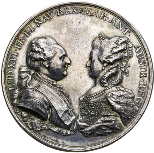 Stříbrná medaile 1781 - avers