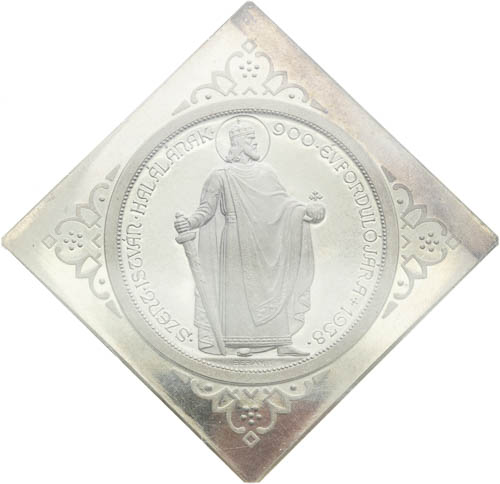 Strieborná medaila 1938/1965 (Klipa 2 Pengo) - averz
