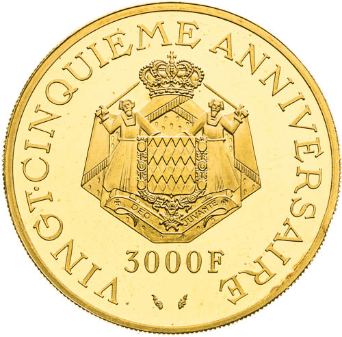 3000 Frank 1974 - revers