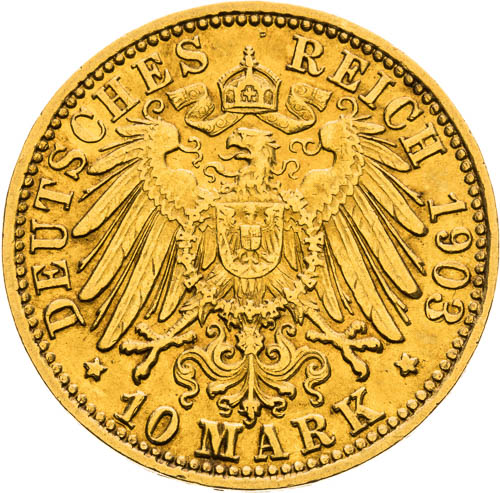 10 Marka 1903 - revers