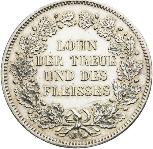 Stříbrná medaile  - revers