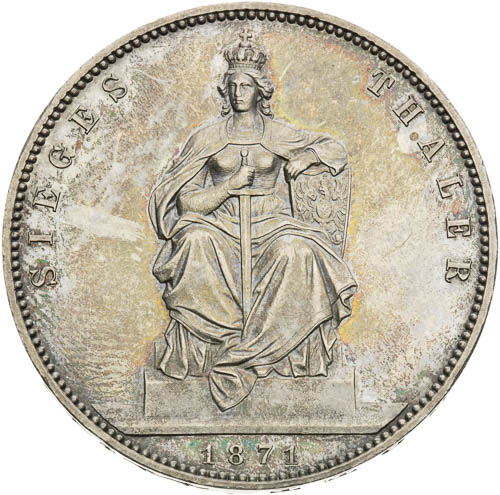Tolar 1871 A - revers