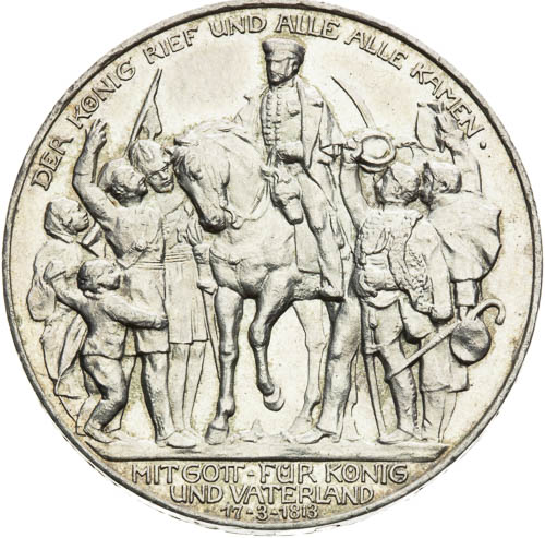 3 Marka 1913 - revers