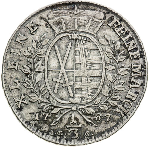 1/3 tolar 1787 - revers