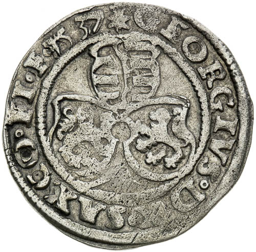 Groš 1537 - revers