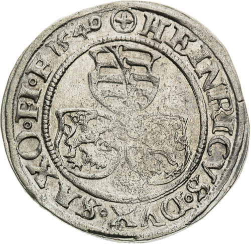 Groš 1540 - revers