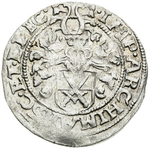 Groš 1557 - revers