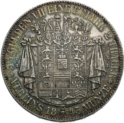 2 tolar 1843 - revers
