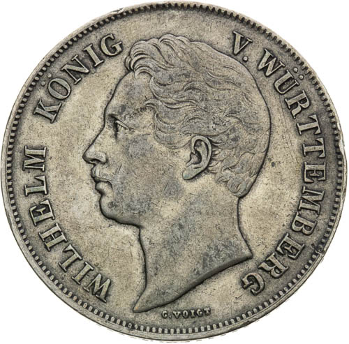 2 Gulden 1845 - avers
