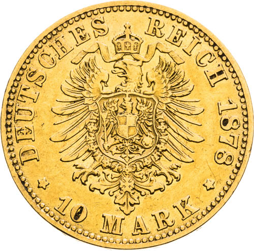 10 Marek 1878 - revers