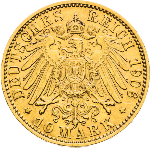 10 Marek 1906 - revers
