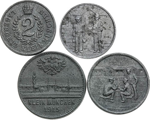 Nouzové mince 1915 (4 ks) - avers