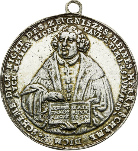 Strieborná medaila 1630 - averz