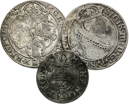 6 Groš 1625, 1626, 1/24 Taler b.l - reverz