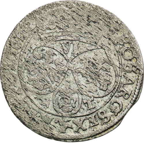 6 Groš 1662 - reverz