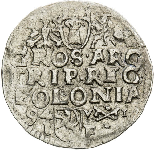 3 Groš 1594 - reverz