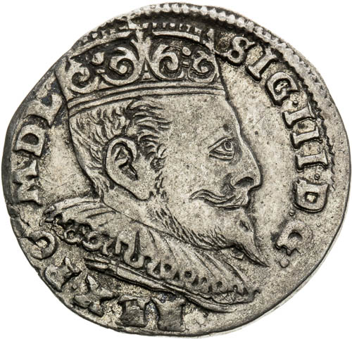 3 Groš 1595 - avers