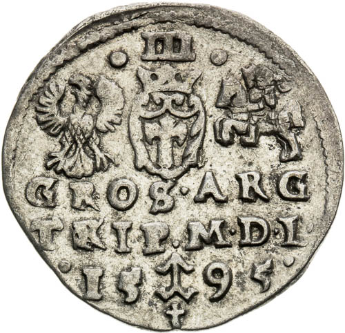 3 Groš 1595 - revers