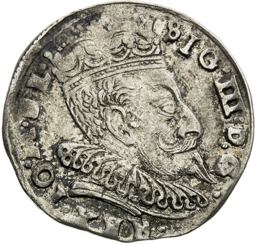 3 Groš 1596 - avers