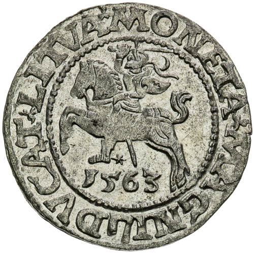 1/2 Groš 1563 - avers