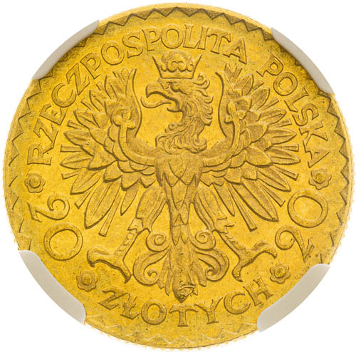 20 Zlotý 1925 - revers