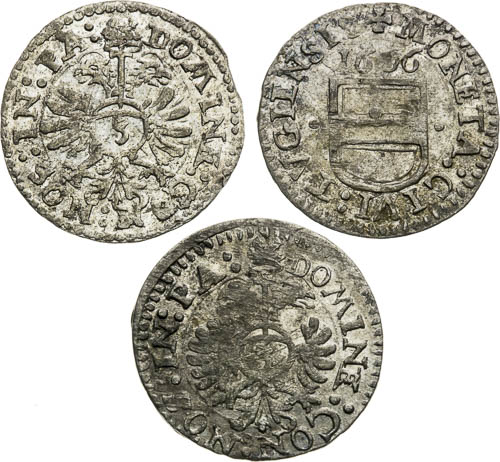 3 Krejcar 1602, 1604, 1606 (3 ks) - avers