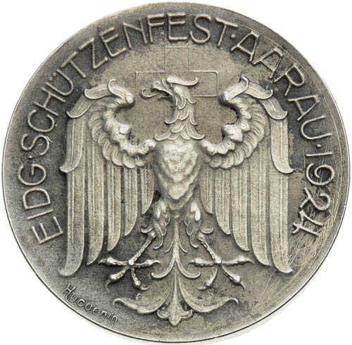 Stříbrná medaile 1924 - revers