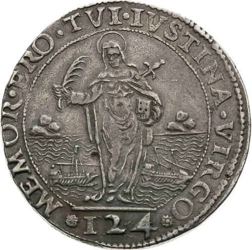 124 Soldi (1585–1595) - avers