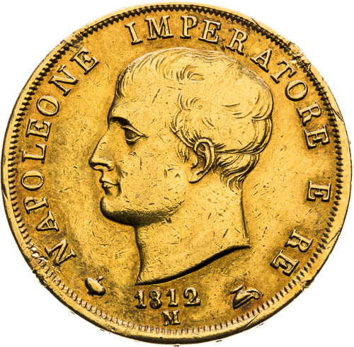 40 Lir 1812 M - avers